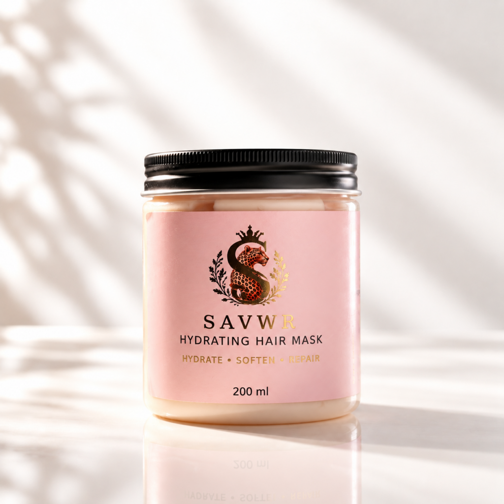 masque capillaire sÂvwr rose poudré