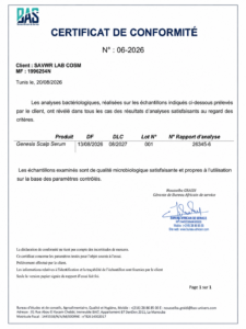 genesis serum certif